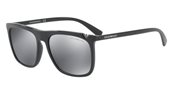Emporio Armani EA4095 50176G black/light grey mirror black sunglasses