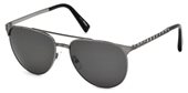 Ermenegildo Zegna EZ0040 12D - shiny dark ruthenium / smoke polarized  sunglasses