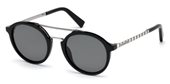 Ermenegildo Zegna EZ0070 01A - shiny black / smoke sunglasses