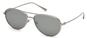 Ermenegildo Zegna EZ0072 12C - shiny dark ruthenium / smoke mirror sunglasses