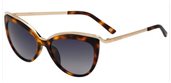 Escada SES346M 700 Black - Rose Gold / Smoke Gradient sunglasses