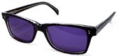 Eye Respect Simon Black Gloss Crystal Trim sunglasses