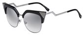 Fendi 0149/S 0KKL IC Black Dark Ruthenium sunglasses