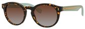 Fendi Ff 0085/S 0HK4 00 Havana Sptt Green (IF brown gradient azure lens) sunglasses