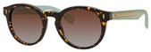Fendi Ff 0085/S 0HK4 00 Havana Sptt Green (IF brown gradient azure lens) sunglasses