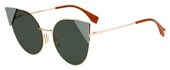 Fendi Ff 0190/S 0DDB O7 Gold Copper sunglasses