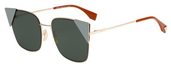 Fendi Ff 0191/S 0DDB O7 Gold Copper sunglasses