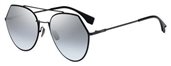 Fendi Ff 0194/S 0807 GO Black sunglasses