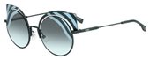 Fendi Ff 0215/S 00KC EQ Matte Blue Green sunglasses