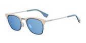 Fendi Ff 0228/S 0SCB KU Silver Blue sunglasses