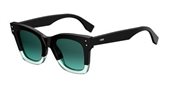 Fendi Ff 0237/S 07ZJ EQ Black Green sunglasses