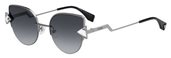 Fendi Ff 0242/S 0KJ1 9O Dark Ruthenium sunglasses