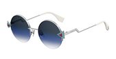 Fendi Ff 0243/F/S 0SCB NE Silver Blue sunglasses