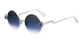 Fendi Ff 0243/S 0SCB NE Silver Blue sunglasses