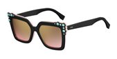 Fendi Ff 0260/S 03H2 53 Black Pink sunglasses