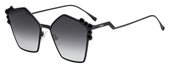 Fendi Ff 0261/S 02O5 9O Black sunglasses