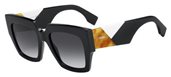 Fendi Ff 0263/S 0807 9O Black sunglasses