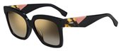 Fendi Ff 0284/F/S 0807 JL Black sunglasses