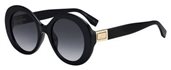 Fendi Ff 0293/S 0807 00 Black (9O dark gray gradient lens) sunglasses