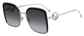 Fendi Ff 0294/S 0807 00 Black (9O dark gray gradient lens) sunglasses