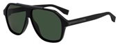 Fendi Ff M 0027/S 0807 Black (QT green lens) Sunglasses