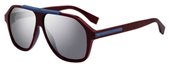 Fendi Ff M 0027/S 0LHF Opal Burgundy (IR gray blue lens) Sunglasses