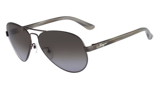 Ferragamo SF123SA 033 Gunmetal Sunglasses