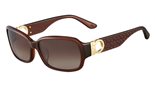 Ferragamo SF608SA (210) CRYSTAL BROWN sunglasses