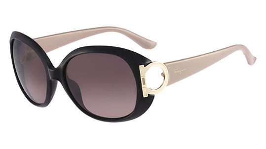 Ferragamo SF668S (001) BLACK Sunglasses