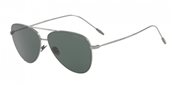 Giorgio Armani AR6049 301071 GUNMETAL/green sunglasses