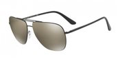 Giorgio Armani AR6060 30015A black/light brown mirror dark gold sunglasses