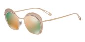 Giorgio Armani AR6073 30114Z brown/grey mirror rose gold sunglasses