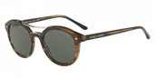 Giorgio Armani AR8007 559431 STRIPED BROWN/green sunglasses