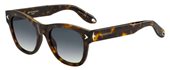 Givenchy Gv 7010/S 0086 Dark Havana (9O dark gray gradient lens) sunglasses