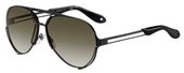 Givenchy Gv 7014/S 0003 Black (ND brnsfmat yelblu lens) sunglasses