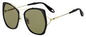 Givenchy Gv 7031/S 0ANW Black Gold (E4 brown lens) sunglasses