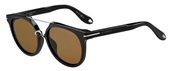Givenchy Gv 7034/S 0807 Black (EC brown lens) sunglasses