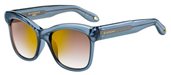 Givenchy Gv 7051/S 0PJP Blue (JL brown ss gold lens) sunglasses