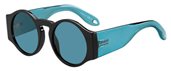 Givenchy Gv 7056/S 0807 Black (KU blue avio lens) sunglasses