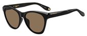 Givenchy Gv 7068/S 0807 Black (70 brown lens) sunglasses