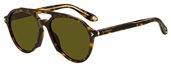 Givenchy Gv 7076/S 0086 Dark Havana (70 brown lens) Sunglasses