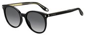 Givenchy Gv 7077/S 0807 Black (9O dark gray gradient lens) sunglasses