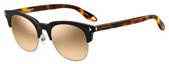 Givenchy Gv 7083/F/S 0WR7 Black Havana (G4 brown mirror gradient lens) sunglasses