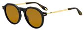 Givenchy Gv 7091/S 0807 Black (70 brown lens) sunglasses