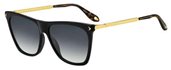 Givenchy Gv 7096/S 0807 Black (9O dark gray gradient lens) sunglasses