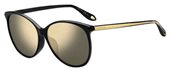 Givenchy Gv 7098/F/S 0807 Black (UE gray ivory mirror lens) sunglasses