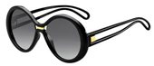 Givenchy Gv 7105/G/S 0807 Black (9O dark gray gradient lens) sunglasses