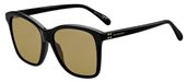 Givenchy Gv 7108/S 0807 Black (70 brown lens) sunglasses