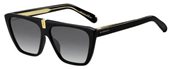 Givenchy Gv 7109/S 0807 Black (9O dark gray gradient lens) sunglasses