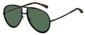 Givenchy Gv 7113/S 0807 Black (QT green lens) sunglasses
